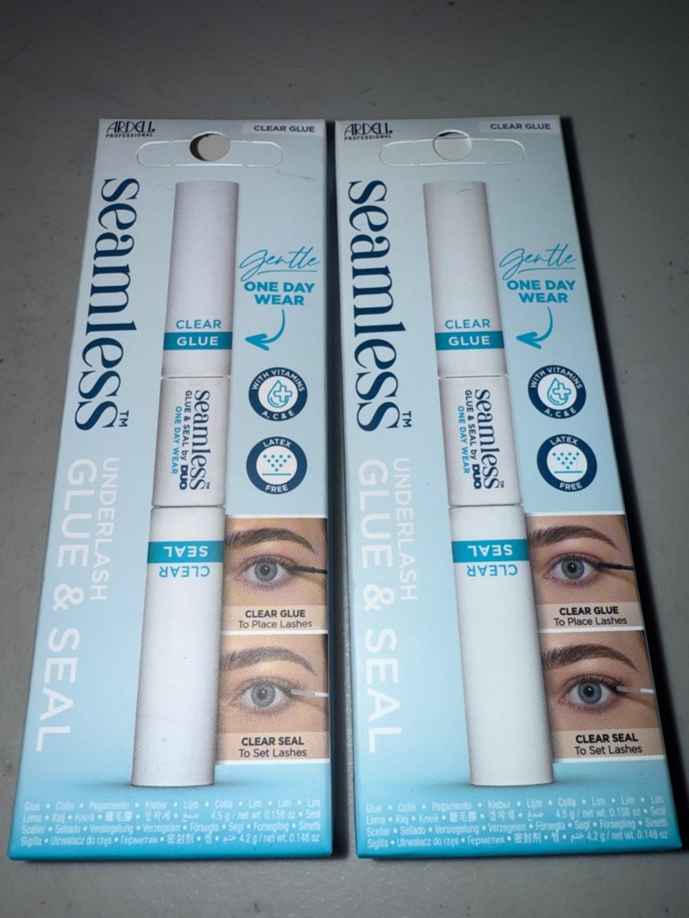 Ardell Seamless Clear Glue & Seal Underlash Duo Set